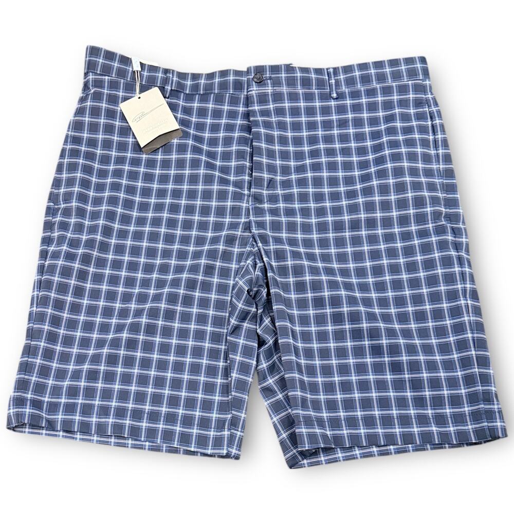 NWT Greg Norman Signature Series Plaid Golf Shorts - 38 Waist - Picture 2 of 9